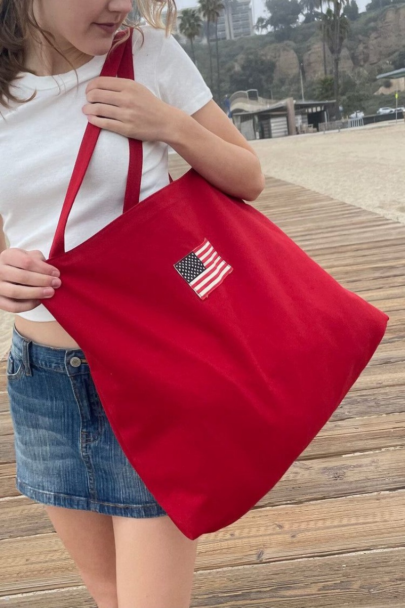 Sacs Fourre Tout Brandy Melville Red USA Rouge | PQD-13292776